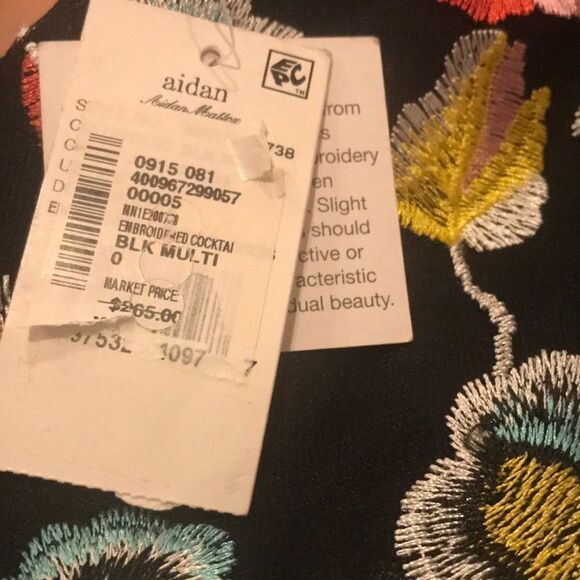 BHLDN  Mattox Embroidered Multi Cocktail Dress - Picture 6 of 8